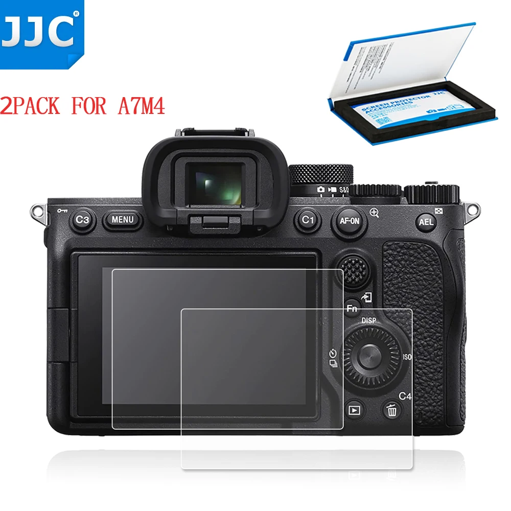 

JJC 2 Pack A7IV защита для экрана камеры для Sony A7M4 A7 IV твердость 9H 2.5D закругленные края закаленное стекло Защита от царапин