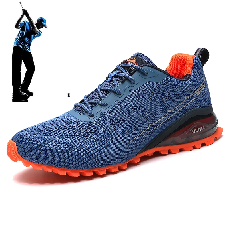 

Дышащая обувь для гольфа, осенняя уличная спортивная обувь для гольфа, мужская тренировочная обувь больших размеров, мужская спортивная об...