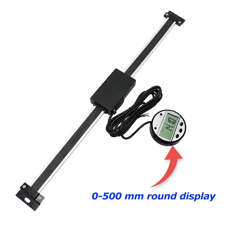 Round display Shahe 500 мм 0,01 мм Магнитная дистанционная цифровая индикация Цифровая Линейная Шкала внешний дисплей - Цвет: Round display