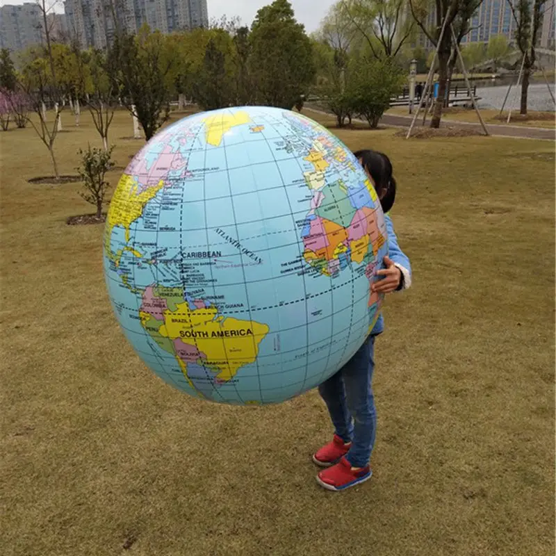 Фото Большой надувной шар 90 см раннее образовательное Надувное устройство земли мира