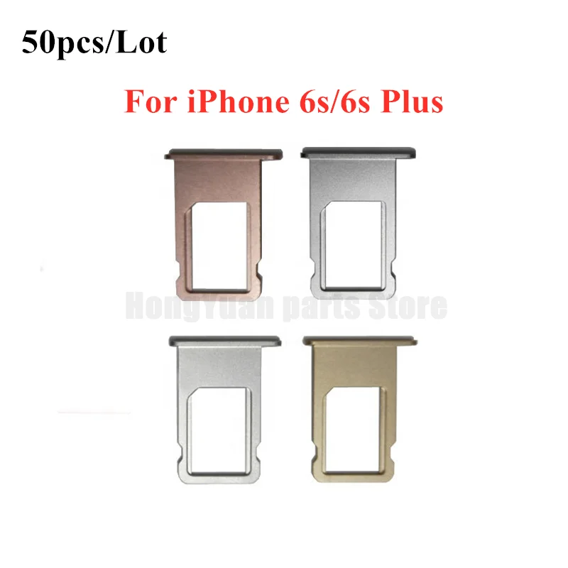 Держатель слота для Sim-карты для iPhone 6 6S Plus, 50 шт./лот, запасные части для адаптера SIM-карты