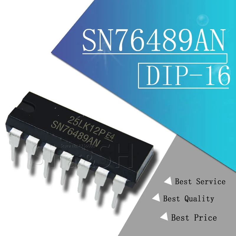 5 шт./лот SN76489AN SN76489 76489AN DIP16|Интегральные схемы| |