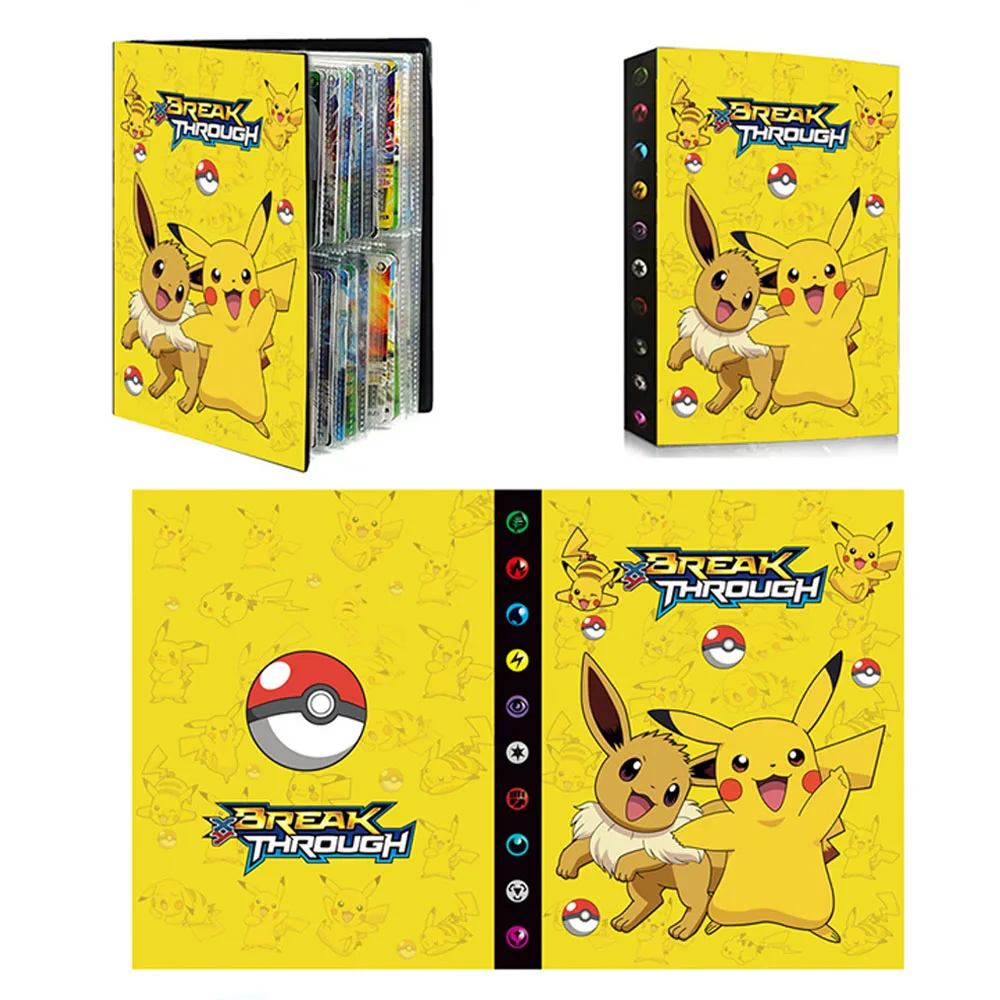 VMAX GX-&aacute;lbum de cartas de Pok&eacute;mon, carpeta de colecci&oacute;n con soporte, libro de dibujos animados de Anime, 2021 Uds., regalo genial, novedad de 240-3