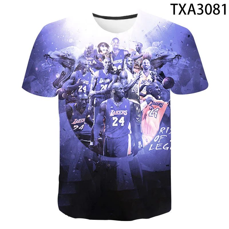 

New Summer 3D Printed T Shirts Basketball Star Casual Men Women Children Fashion Short Sleeve Boy Girl Kids Interesting Tops Tee