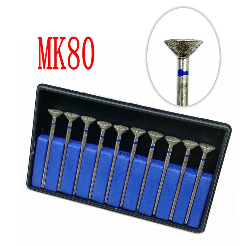 Инвертированный конус 10 шт. зубная часть гальванизированная алмазная