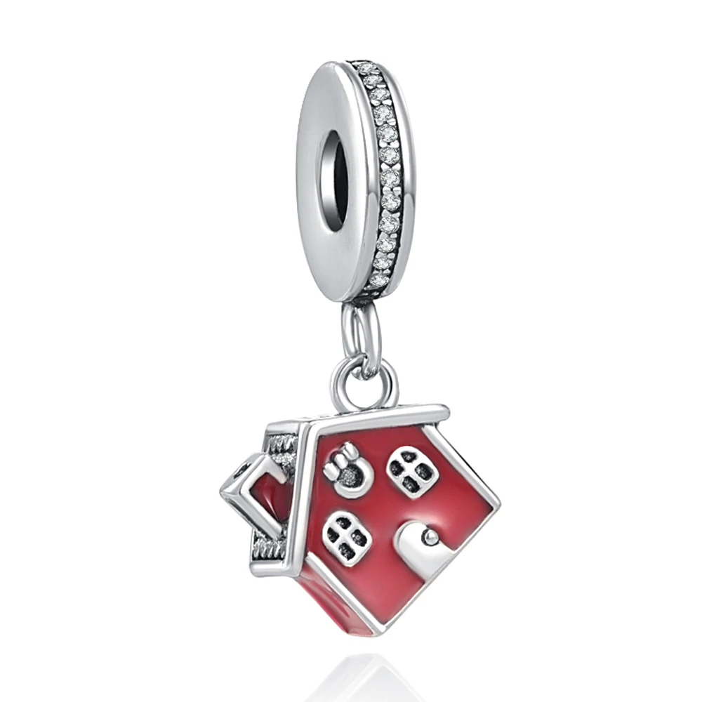 New Drawing Board Camera Castle House Bear Pendant Dangle DIY fine beads Fit Original Pandora Charms Silver 925 Bracelet Jewelry | Украшения