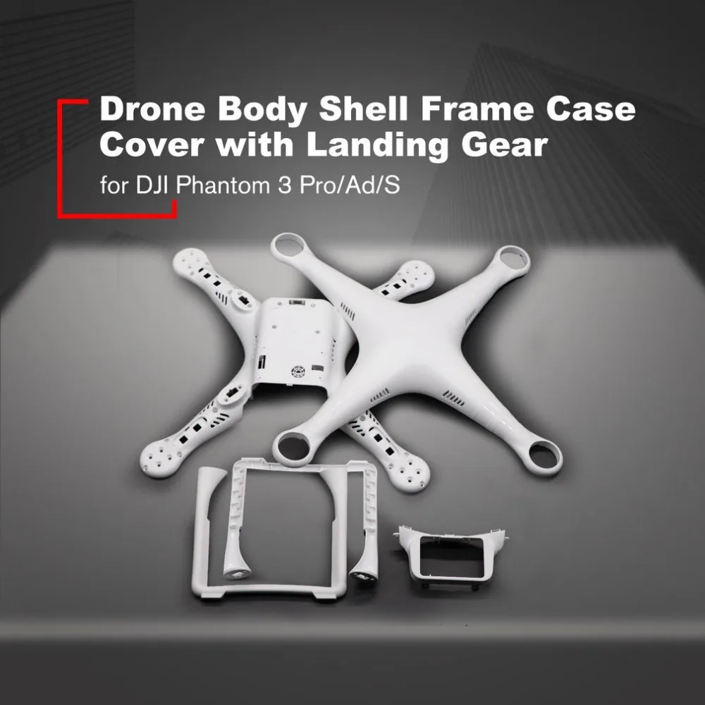 Корпус Корпуса корпуса дрона чехол с шасси для DJI Phantom 3 профессиональный расширенный Стандартный Квадрокоптер запасные части