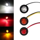 Светодиодный Боковой сигнальный фсветильник рь для автомобиля, грузовика, прицепа, автобуса, фургона, лампа ширины, боковой габаритный индикатор, предупреждающая лампа, 12 В, 24 В