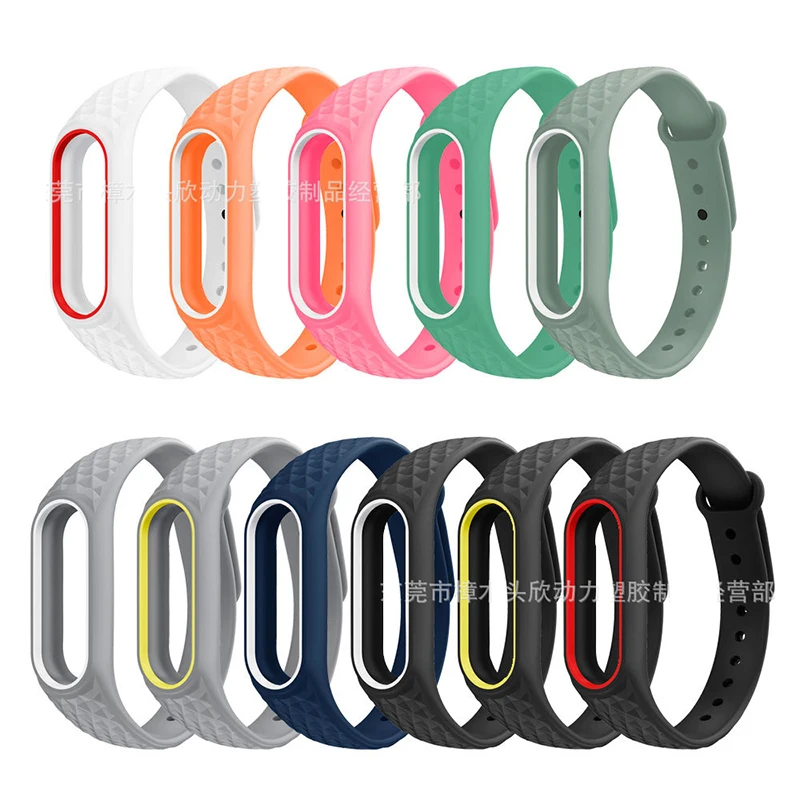 Заводской запас применимый браслет Xiaomi 2 поколения Mi band резервный Браслет гибкий