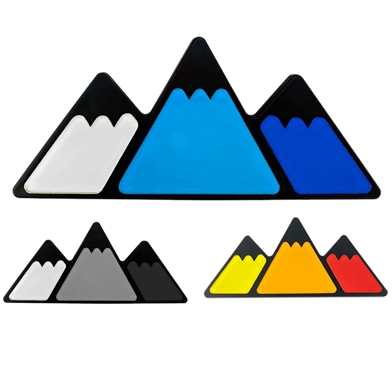 Трехцветный значок на решетку логотип украшение автомобильная этикетка