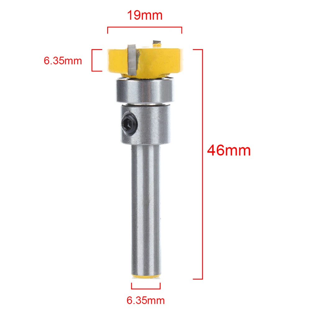 2 флейты деревообрабатывающий ЧПУ резец древесины инструменты 1/4 дюймов