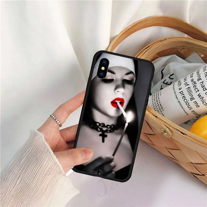 

Sister Nun Phone Case for iPhone 11 12 pro XS MAX 8 7 6 6S Plus X 5S SE 2020 XR
