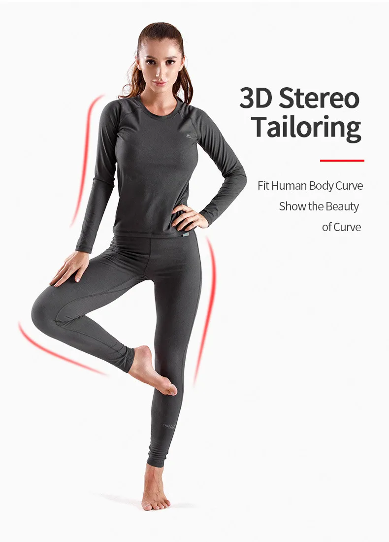 Naturehike Outdoors Functional Thermal Underwear Suit Quick Drying Autumn Pants Winter Sweat Releasing Sports Underwear