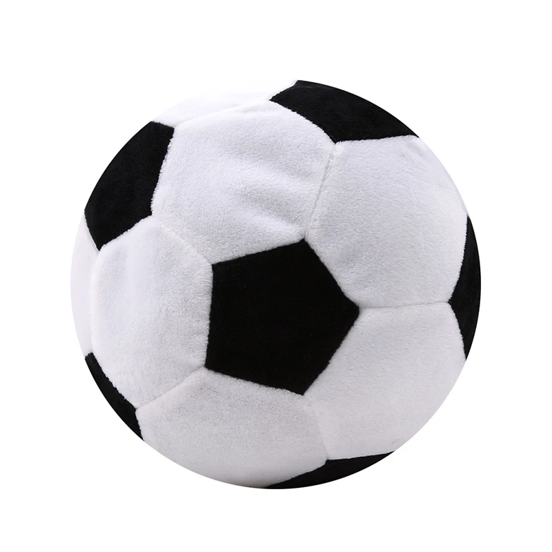 

1Pcs Creative Football Shaped Plush Pillow New Soccer Ball Pillow Fluffy Stuffed Plush Throw Soft Durable Sports Toy 4 Colors