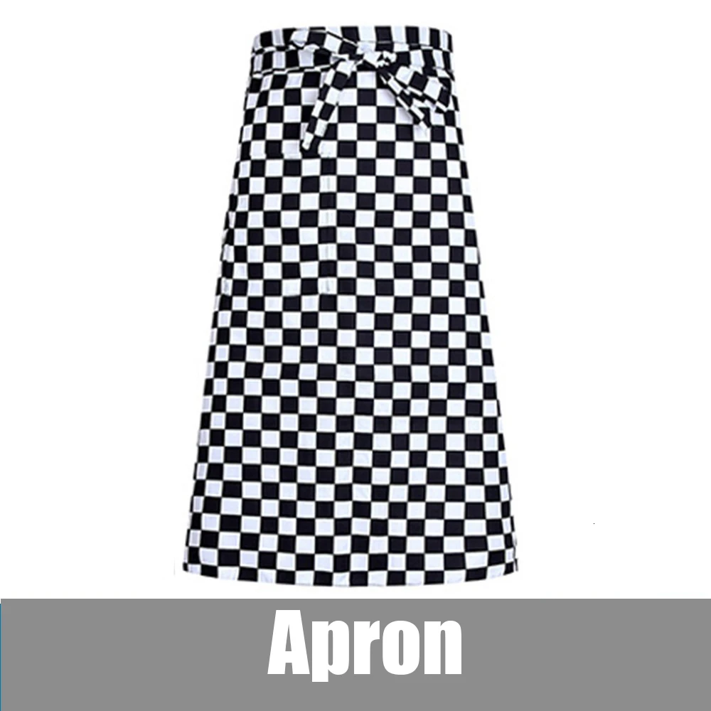 Apron 3 Унисекс мастер куртка шеф-повара гостиницы, ресторана шеф-повар, официант форма Еда Услуги Кухня Топ Ресторан хлебобулочные Парикмахерская общественного питания одежда для приготовления пищи - Цвет: Apron 3