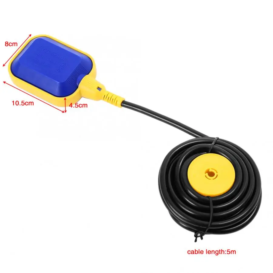 Float Switch 1pc Floating with 5 Meter Cable Automatical Controlling Pumps Submersible Pump Liquid Level Sensor | Инструменты