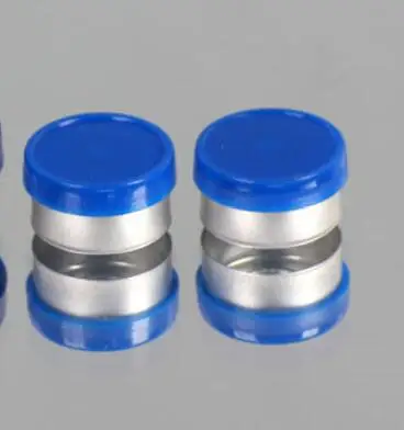 Blue color 13 мм 200 шт./лот! Синие пластиковые крышки для стеклянных флаконов, фармацевтические пробки, откидывающиеся верхние части для обжимного стеклянного флакона - Цвет: Blue color
