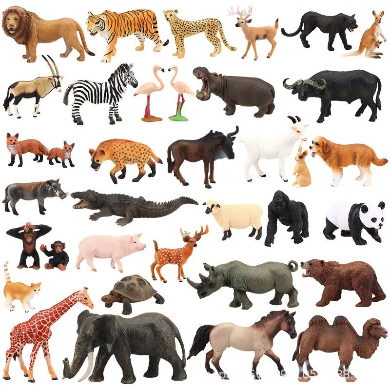 Смешанная распродажа Имитация водных существ миниатюрная экшн-фигурка дикие