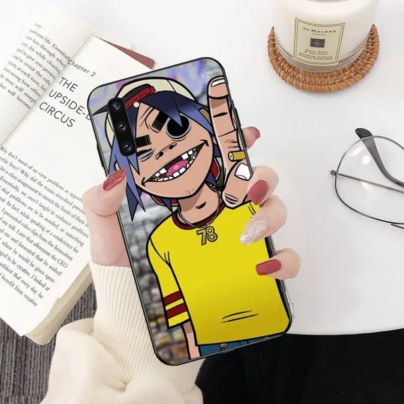 Милый Блестящий телефонный чехол PENGHUWAN Gorillaz для Samsung Galaxy J7 J8 J6 Plus 2018 Prime Note 7 8 9 10 pro |