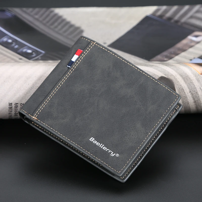 Men's Short Wallet Multi-card Position Business Leisure Wallet Youth Horizontal New Ticket Clip