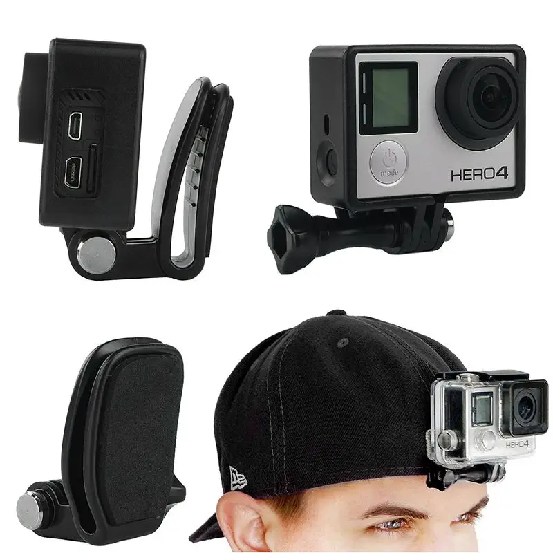 AAAE Top-Replacement Head and Backpack Mount Bundle Compatible with GoPro Hero 7 6 5 Black Session 4 Hero+ LCD 3+ 3 | Электроника