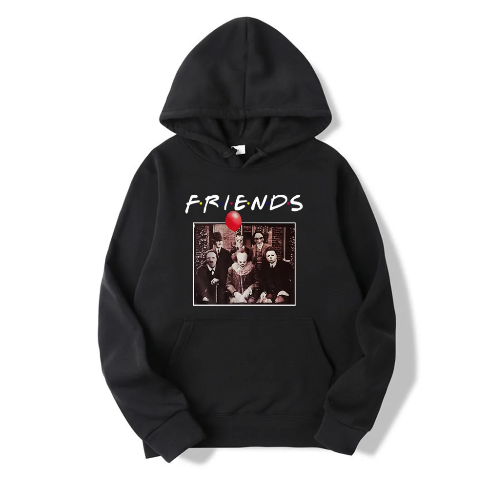 QZHIHE Horror Friends Pennywise Майкл Майерс Джейсон Вурхиз Хэллоуин мужская хлопковая куртка
