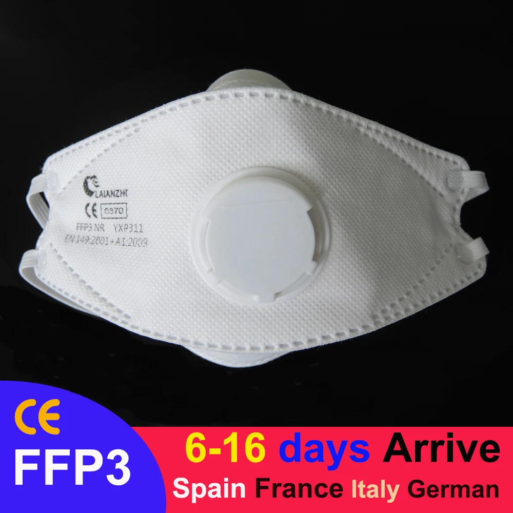 Многоразовая FFP3 маска для лица респираторные маски защита от пыли PK KN95 FFP2 CE