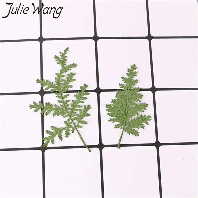 Julie Wang 12 шт. натуральный сушеный Артемизия Annua трава образец растения эпоксидные