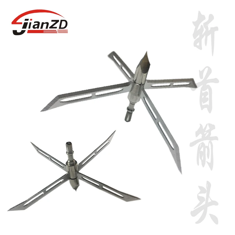 

3/6/12 шт., охотничьи наконечники из нержавеющей стали