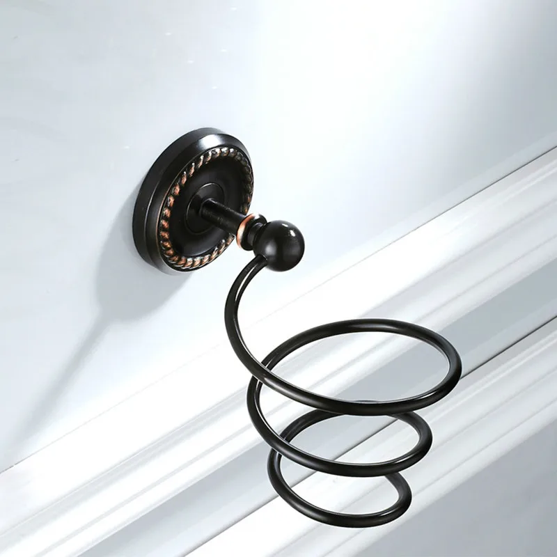 

Black Bathroom Accessories Brass Toilet Brush Holder Towel Ring Towel Rack Soap Box Bathroom Hardware Kit Bathroom Sets Luxury