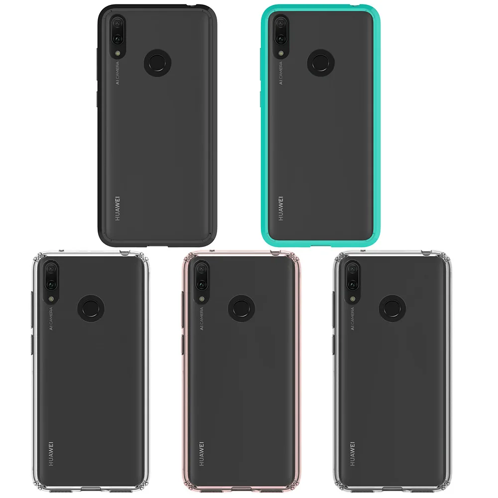 Гибридный чехол с воздушным Бампером для HUAWEI Y7 Prime 2019 защитный амортизацией