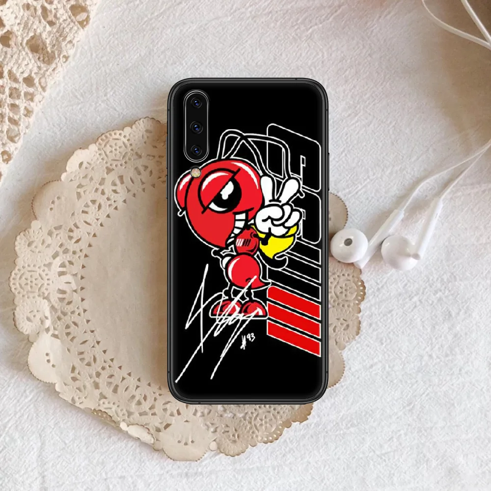 

Marquez 93 Phone Case Cover For Samsung Galaxy A10 A11 A20 E A21 A30 A40 A41 A50 A51 A70 A71 A81 S 4G 5G black Back Luxury Prime