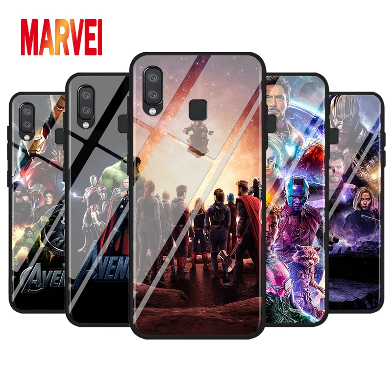 

Fashion Marvel Avengers For Samsung Galaxy A90 A80 A70 S A60 A50S A30 S A40 S A2 A20E A20 S A10S A10 E Black Phone Case Cover