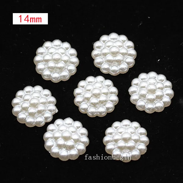 100p 13mm round Имитация жемчуга цвета слоновой кости для скрапбукинга, украшения для рукоделия, украшения для ногтей, изготовление свадебных открыток, сшитые бусины для одежды, разные формы - Цвет: 100p 13mm round