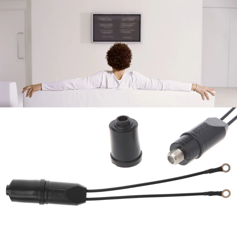 

1 шт. ТВ-антенна 300-75 Ом, коаксиальный кабель, подходящий трансформатор UHF/VHF/FM H054