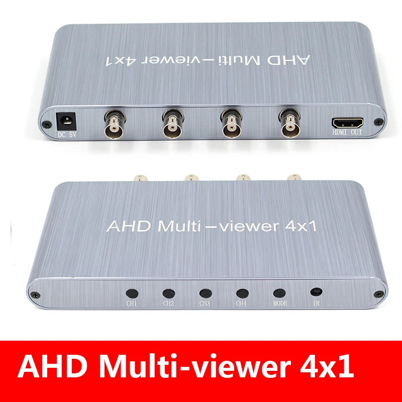 Разветвитель AHD x1HDMI, одноэкранный, AHD в режиме реального времени, AHD разветвитель, бесшовный переключатель, 1080p 60 Гц
