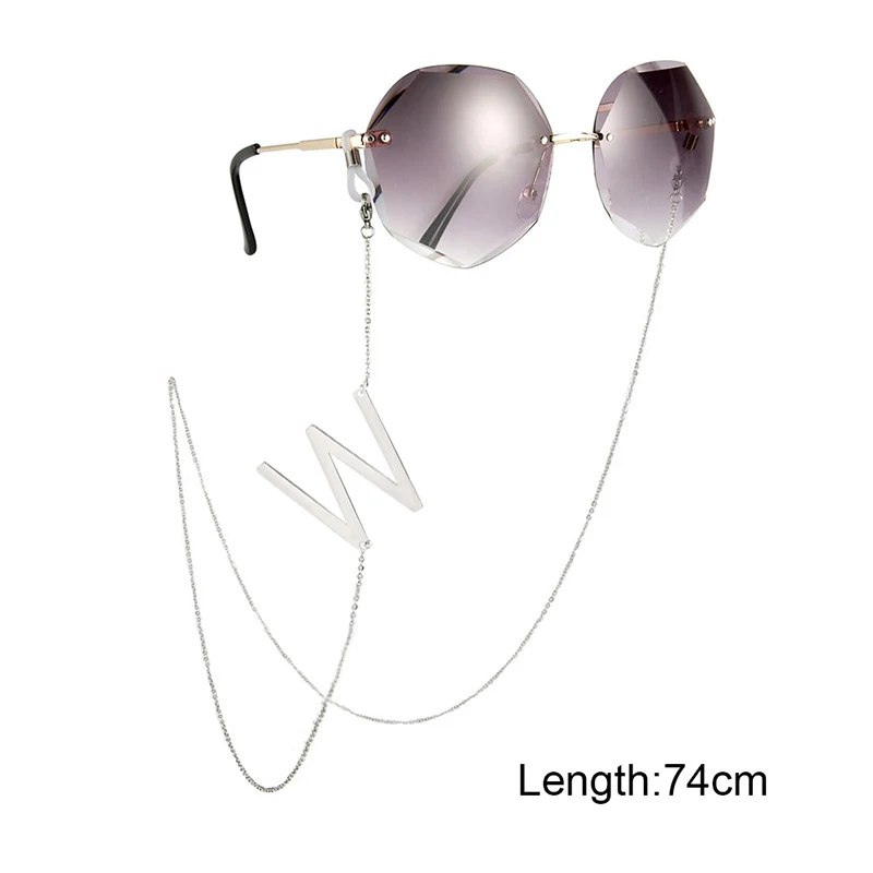 

Lemegeton Custom Letter Glasses Chain For Women Eyeglass Cord Holder Sunglasses Lanyard Personalized Initial Neck Strap Rope