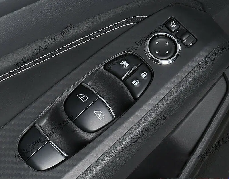 Auto Accessory Trim For Nissan Teana Altima 2019 Chrome Door Armrest Window Switch Button 8pcs | Автомобили и мотоциклы