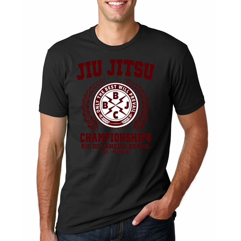 

Brazilian Jiu Jitsu BJJ T Shirt Men I ONLY CHOKE UGLY PEOPLE Tee shirt Camisa De Basquete Short Sleeve Party Rock N Roll T-shirt