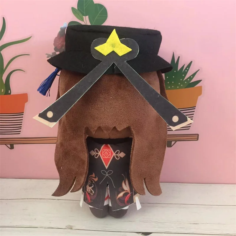Genshin-figura de peluche de impacto Hu Tao, mu&ntilde;eco de peluche fantasma, almohada suave, colgante de Cosplay, regalo para ni&ntilde;os, colecci&oacute;n de Fans-2