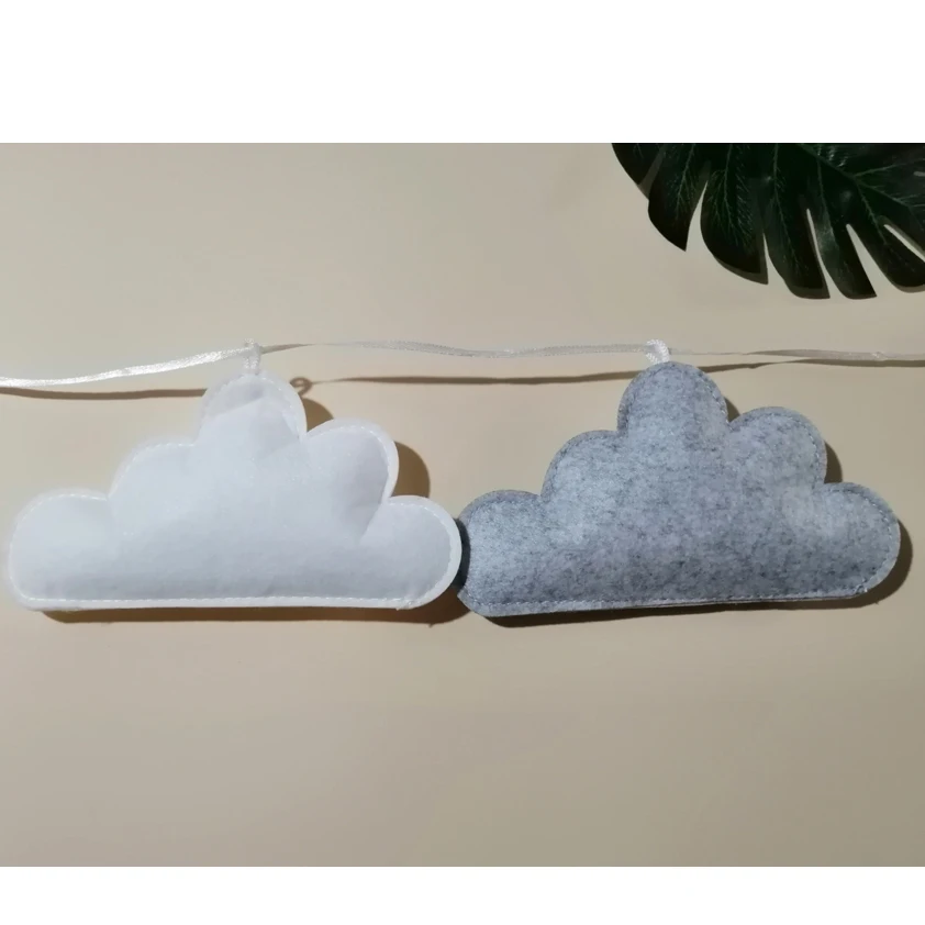 

Diy Nordic Style Kids Room Decoration Handmade Felt Raining Cloud Hanging Decor Girls Bed Hanging Teepees Tent Toy For Children