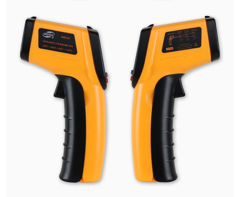 Новый инфракрасный термометр GM320 Бесконтактный температурный тестер ЖК дисплей
