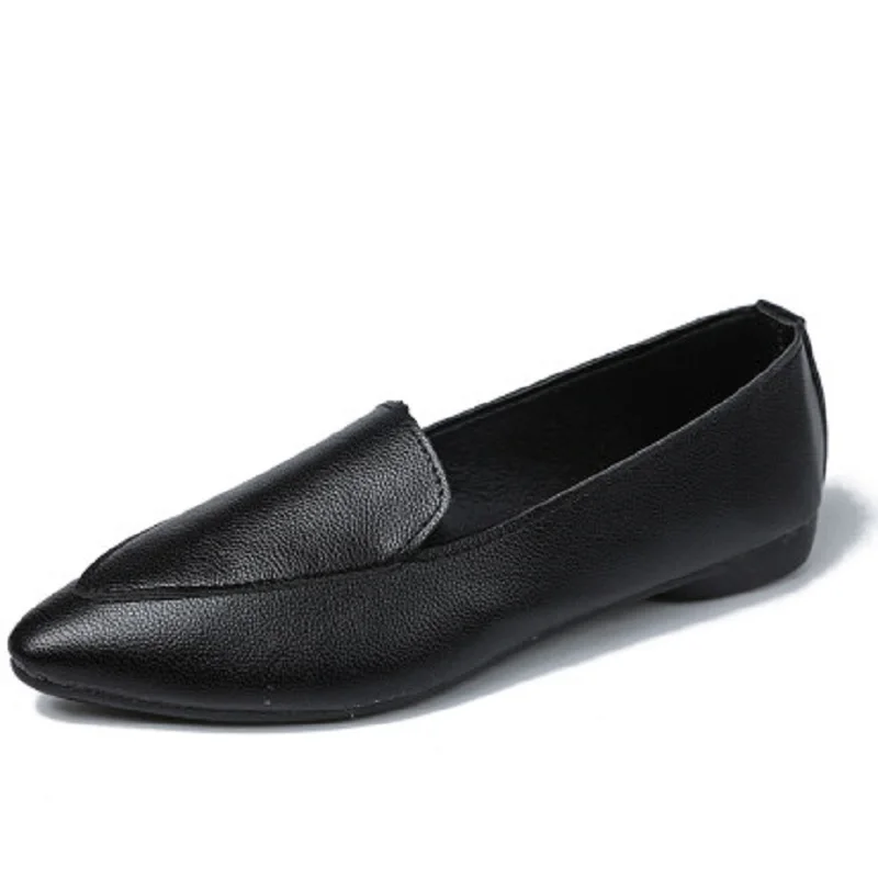 

2020 new spring and autumn ladies flat shoes wild comfortable pointed soft bottom women's singles shoes Korean version