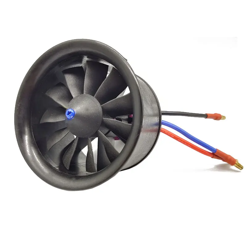 Hobbyhh 50A ESC 64 мм EDF плоскость вентилятора с 11 лезвиями рифленый вентилятор 3500KV мотор
