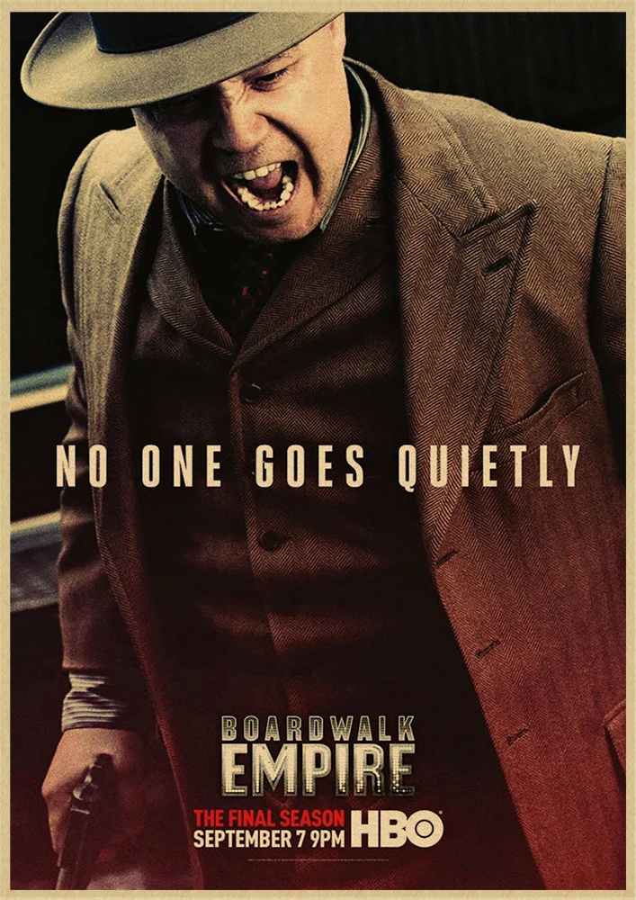 Boardwalk Empire классический постер из крафт бумаги в стиле фильма кафе гостиной