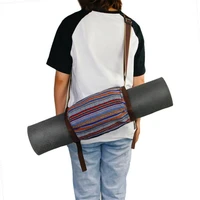 3 colors optional practical bohemian style yoga mat carry bag polyester yoga bag foldable for shopping