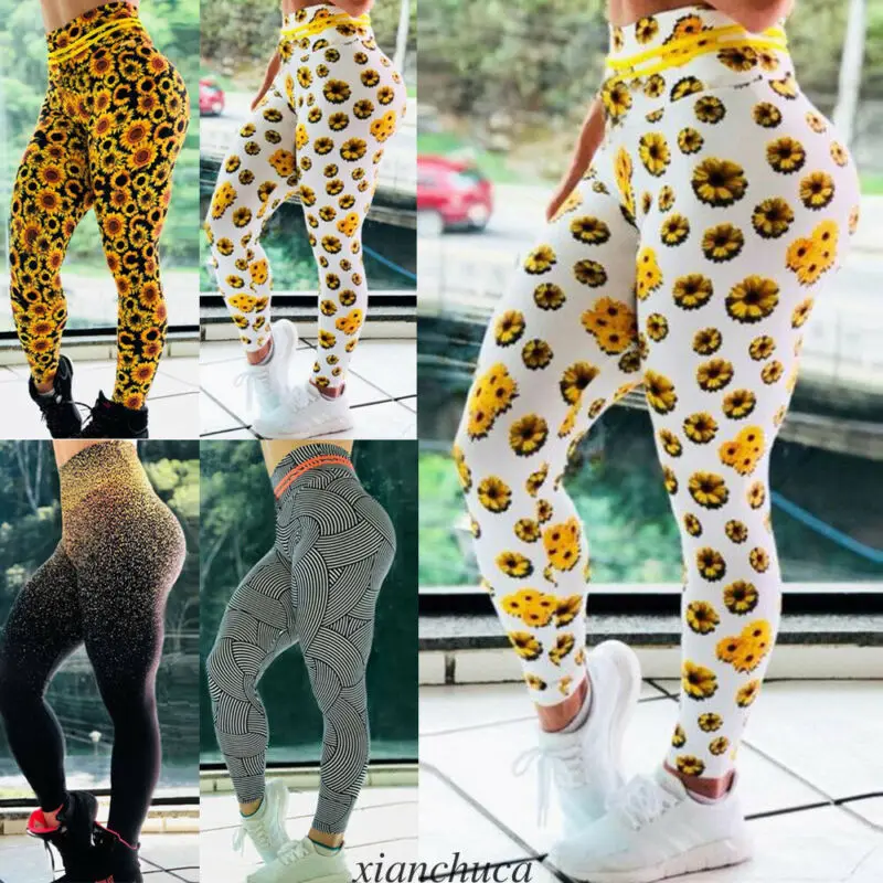 Новинка женские Леггинсы для йоги спортивные штаны бега облегающие брюки