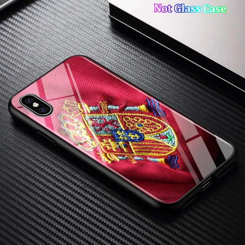 Style 11 Черный чехол для iPhone 11 11Pro Max испанские национальные флаги для iPhone X XR XS Max 8 7 6 6S Plus 5S глянцевый чехол для телефона - Цвет: Style 11