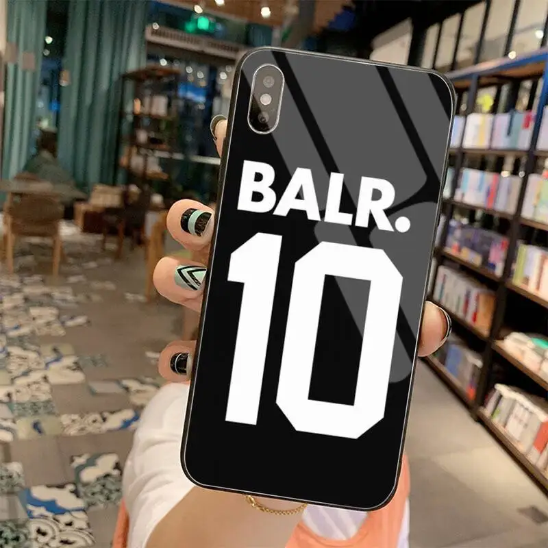 

HUAGETOP Life Of A BALR Shining Soft Phone Case Capa Tempered Glass For iPhone 11 Pro XR XS MAX 8 X 7 6S 6 Plus SE 2020 case