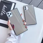 Мягкий противоударный чехол для iPhone 13 Pro Max 6S 7 8 Plus SE2, зеркальный чехол для нанесения макияжа для iPhone 12 11 Pro XS Max XR 13 Mini, чехлы